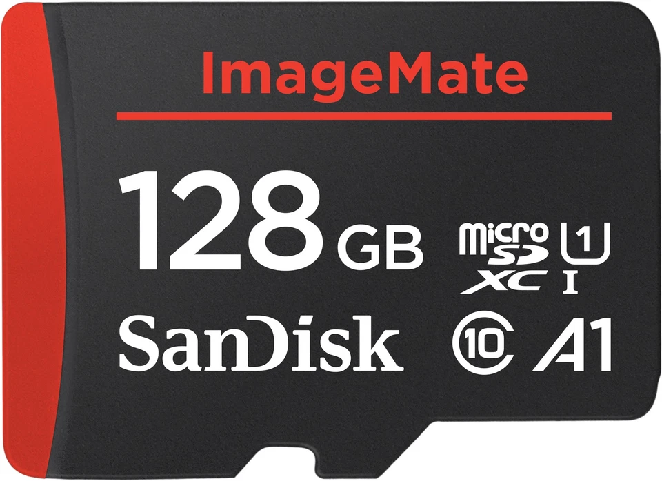 SanDisk SDSQUAR-128G-AW6KA 128GB ImageMate microSDXC UHS-1 Memory Card with - Image 1 of 1