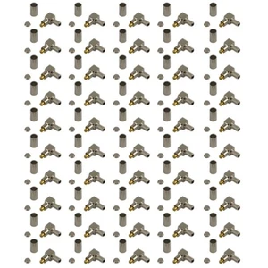 50 Pack MC Male Crimp Connector - RG316/RG174 Cable Crimp Easy to Use - Picture 1 of 3