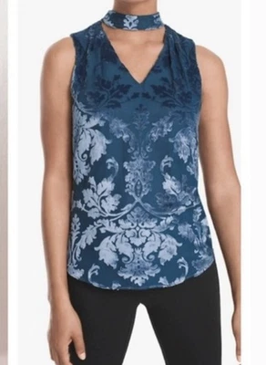 Gargantilla cuello concha WHBM Casa Blanca Mercado Negro Salma Azul Burnout Terciopelo 4P Foto 1 de 4