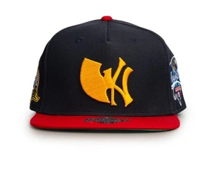 Twnty-Two Wu-Tang Wu New York Yankees Very Rare NY Snow Beach Hat Cap SnapBack 1 - Picture 1 of 3