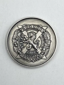 Rare Bisley Solid Silver Challenge Cup Medal London Scottish School Sure Strike - Picture 1 of 4