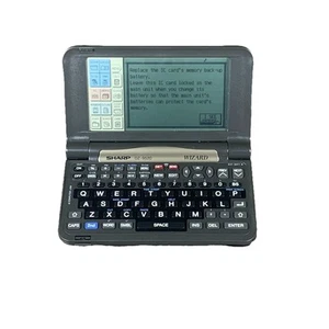 Sharp Wizard OZ-9520 Black Handheld 512kb Data Organizer Digital PDA TESTED - Picture 1 of 10