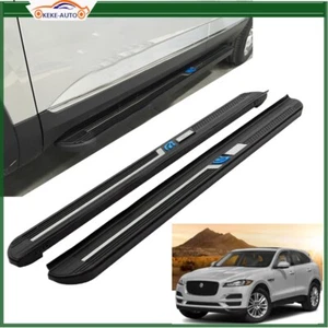 estriberas peldaños laterales pedales barra Nerf aptos para Jaguar F PACE F-PACE 2016-22 - Imagen 1 de 4