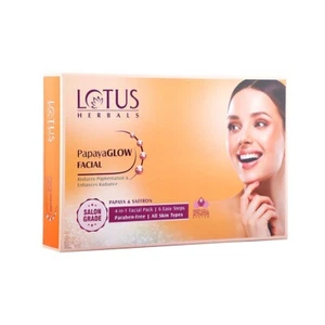 Lotus Herbals PapayaGlow 6 Easy Steps 4 in 1 Kit Viso | Riduce la pigmentazione - Foto 1 di 2