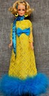 VINTAGE BARBIE MOD 60'S FRANCIE LONG VIEW LACE OOAK MAXI SET TWIGGY CASEY SZ 🌼