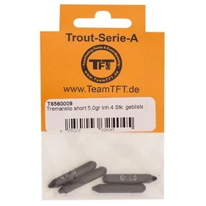 (424,50 EUR/kg) 4 Tremarella Forellen Bleie kurz 5g Tremarello Gewichte Forelle - Bild 1 von 1