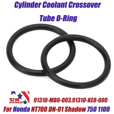 Cylinder Coolant Crossover Tube O-Ring For Honda Shadow 750 1100  91310-MB0-003 Foto 1 de 4