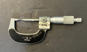 Mitutoyo 142-173 31725 Micrometer 0-1 mm Range .00001"/.001mm Resolution - Picture 1 of 6