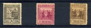 ANDORRA 1929 GOOD VALUES - NICE LOT! - Picture 1 of 2