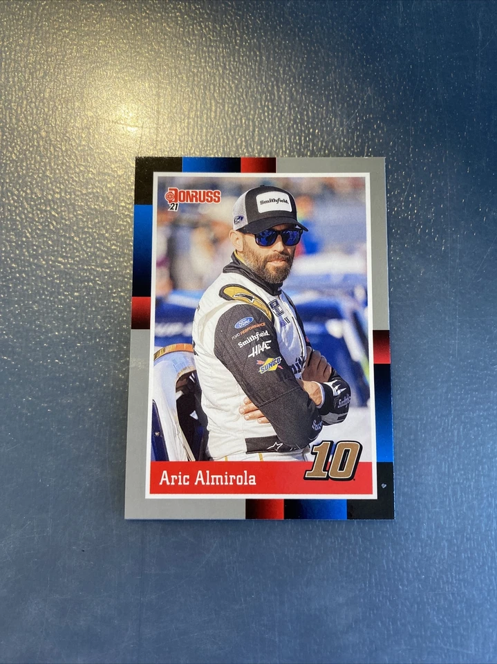 2021 Donruss Racing Nascar SILVER Retro Card ARIC ALMIROLA - Image 1 of 1