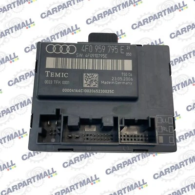 2006 2007 Audi A6 Quattro Rear Left Side Door Control Module 4F0-959-795-E OEM - Image 1 of 4