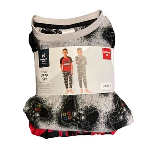 Member's Mark 3 Piece Boys Mix and Match Sleep Pullover Tee Shirt and Pajama Set - Picture 1 of 4