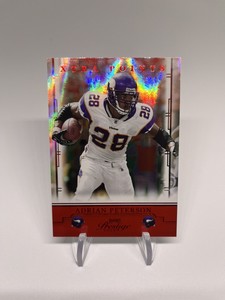 2008 Playoff Prestige Xtra Points Adrian Peterson 54 Vikings Football Card /100