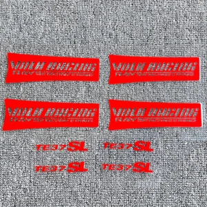 JDM Reflective RAYS VOLK Racing TE37SL Wheel 17 to 19 inch sticker decal Drift - Picture 1 of 7