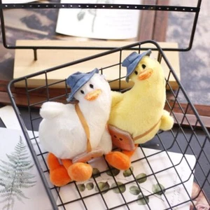 Stuffed Plush Duck Bag Pendant Animals Fluffty Animal Doll Duck Doll Pendant - Picture 1 of 12