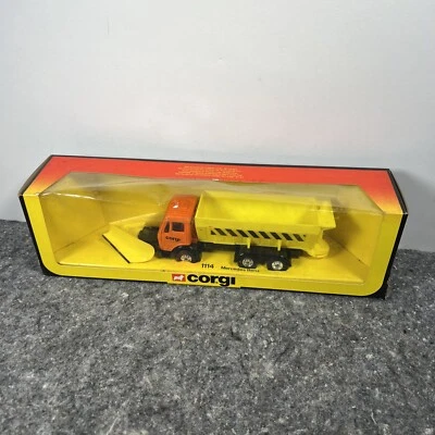 Corgi 1114 Mercedes Benz Snow Plow EXC in Damaged Box - Image 1 of 4