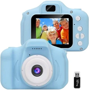 MACCHINA FOTOGRAFICA BAMBINi FOTOCAMERA 2" FOTO VIDEO GIOCHI  - Foto 1 di 10