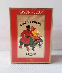 Raro L.T. Jabón Perfumado Piver 100 g Cuir de Russie Cuero Ruso - NUEVO SELLADO - Imagen 1 de 1