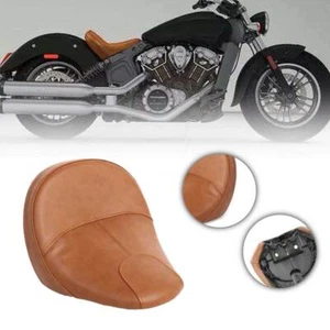 Seat Pillion Cushion High quality Pad Brown For Indian Scout Models 2015 2020 - Picture 1 of 17