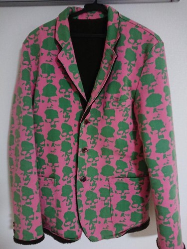 UNDERCOVER Uomo M Sottocoperta Shantii Teschio Boa Tessuto Abbinato JPn Import Designer Streetwear