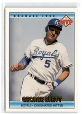 1992 Donruss McDonald's MVP George Brett Kansas City Royals #3