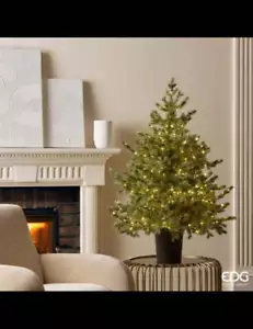 EDG Enzo De Gasperi EDG Enzo De Gasperi Albero di Natale Pino Argentato H 120 cm - Imagen 1 de 4