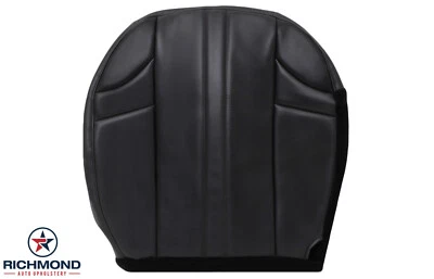 For 2004 Jeep Grand Cherokee Laredo - Driver Bottom Leather Seat Cover Dark Gray - Image 1 of 4