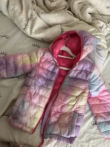 Rainbow Girl Pink Coat Size:6X  Wore - Picture 1 of 5