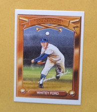 1989 Hillshire Kahn  Baseball Card Copperstown Collection WHITEY FORD Yankees