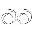 2 Pcs Horn Speaker Audio Cable for Cell Phone