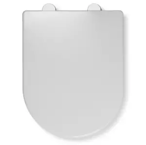 Croydex D-Shaped Soft Close Toilet Seat with Quick Release Hinges - Varano - Picture 1 of 9
