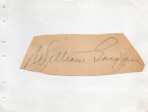 WILLIAM GARGAN AUTOGRAMM - Bild 1 von 1