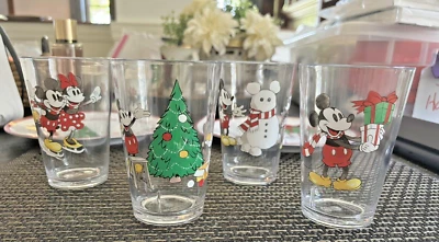 Disney Pottery Barn Mickey Mouse Cup holiday Christmas party gift peanuts SET , - Image 1 of 4
