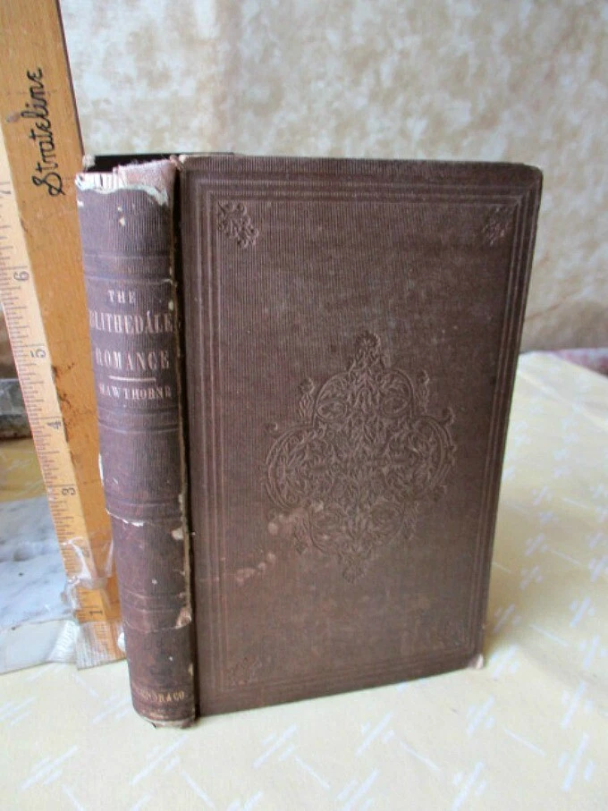 The BLITHEDALE ROMANCE,1852,Nathaniel HAWTHORNE, 1st ED. - Image 1 of 3