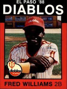 1988 El Paso Diablos Best #19 Fred Williams