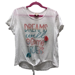 Belle Du Jour Mädchen Top Large Pastell Shirt Quasten Träume werden wahr - Bild 1 von 4