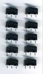 LOT DE 10 MICRO-SWITCH INVERSEUR 230V - 2A CHERRY DG13 - Imagen 1 de 1