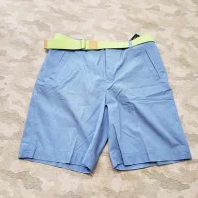 Pantalones cortos Lauren Ralph Lauren para mujer 10 bolsillos azules con cinturón Foto 1 de 4