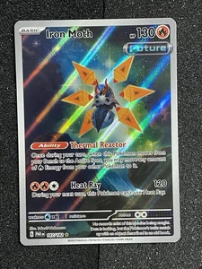 Pokémon TCG - Iron Moth 187/182 Holo Illustration Rare Paradox Rift NM - Picture 1 of 2