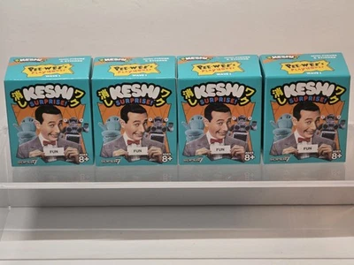 Super7 Keshi Surprise: Pee Wee's Playhouse wave 1 Mini Figure & Sticker Lot Of 4 - Image 1 of 2