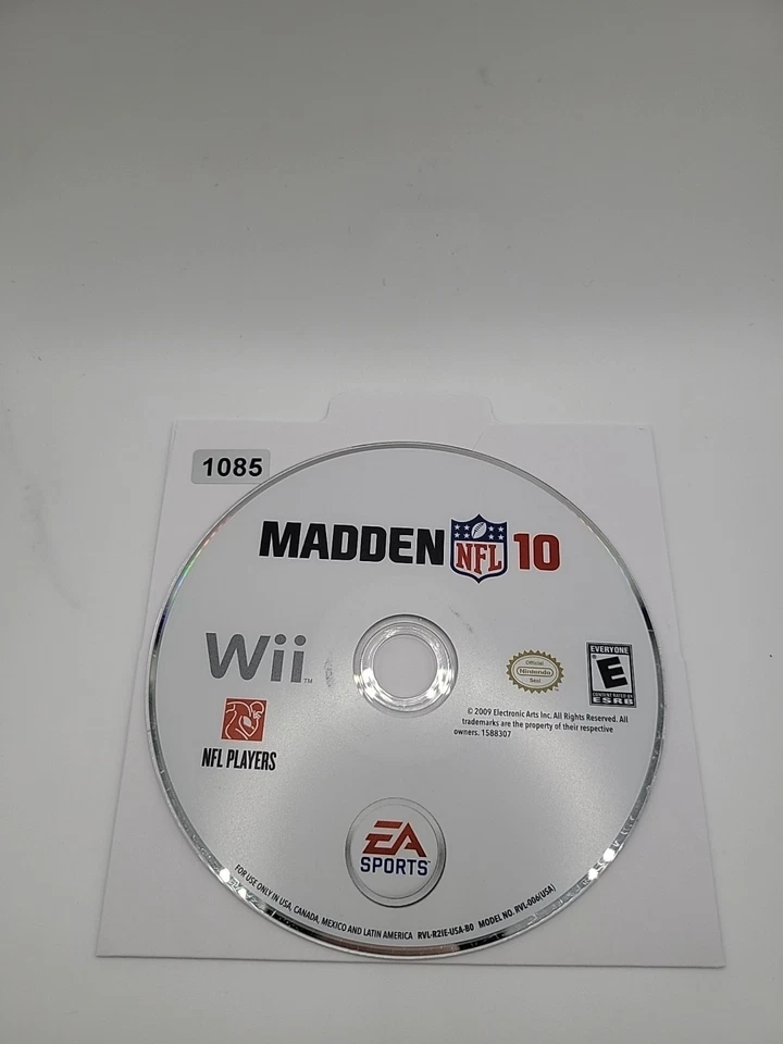 Madden NFL 10 (Nintendo Wii) DISC ONLY | NO TRACKING  - Image 1 of 1
