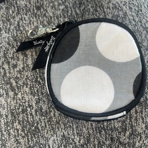 Thirty One Coin Purse In Paparazzi Dot Black White NWT - Picture 1 of 5
