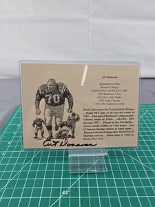 Art Donovan Autographed Cardstock Howard Sports Collectibles COA - Picture 1 of 9