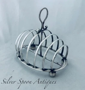 Rare Australian Sterling Toast Rack, Walsh Brothers, Melbourne, .c1870-1880 - Picture 1 of 5