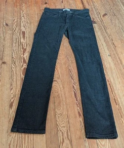 Naked & Famous Weird Guy Jeans Size 31x32 Ash Black Japanese Denim Stretch - Imagen 1 de 14