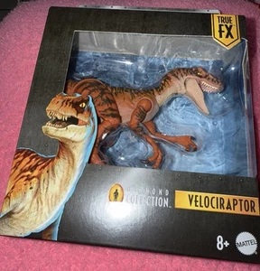 Jurassic World Hammond Collection True FX Tiger Velociraptor Figur Versand heute - Bild 1 von 4