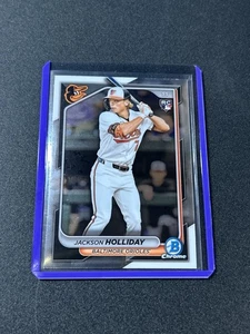 2024 Bowman Chrome #26 Jackson Holiday RC, Baltimore Orioles E3 - Bild 1 von 2
