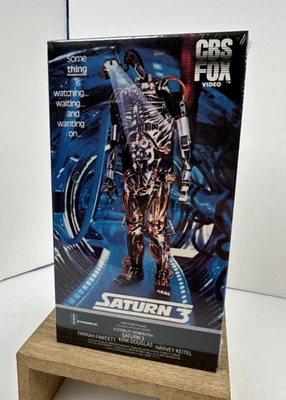Saturn 3 (VHS, 1980, CBS Fox) Kirk Douglas, Farrah Fawcett, Harvey Keitel, NEW! - Image 1 of 4