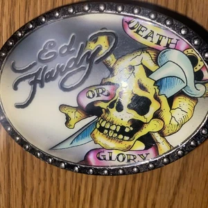 Ed Hardy Scull Gürtelschnalle - Bild 1 von 6