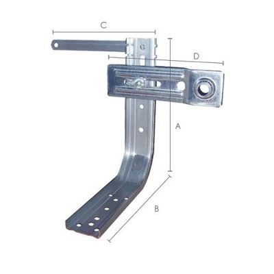 BOLIS CARLO SRL Supporto a squadra da 40mm con mensola